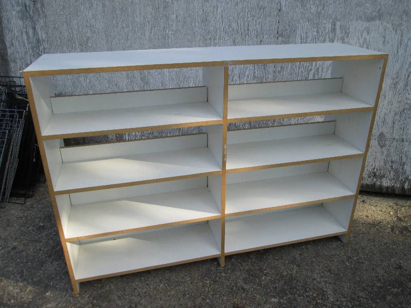 Double sided shelf, 5 feet wide, 16...