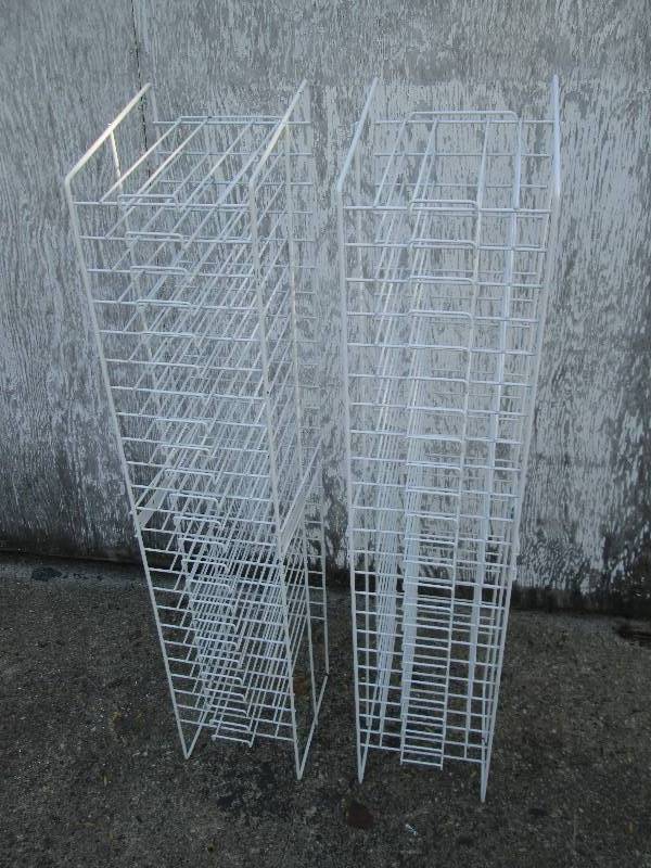 2 paper display racks, holds 8.5 x ...