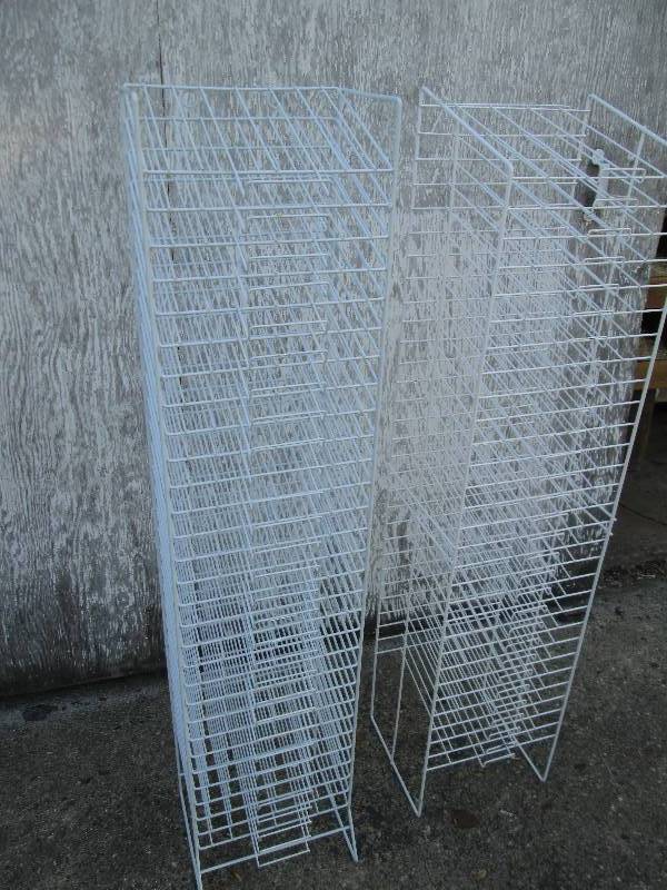 2 paper display racks, holds 8.5 x ...