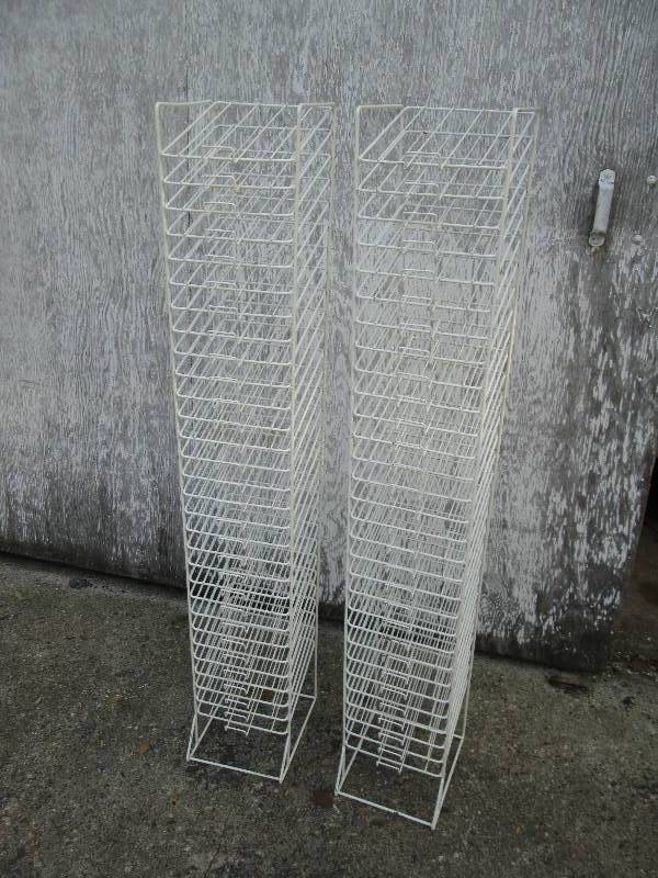 2 paper display racks, holds 8.5 x ...