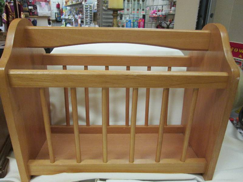Wooden Magazine Holder...