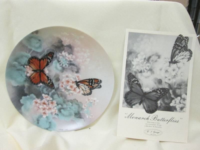 Collector Plate, Monarch Butterflie...