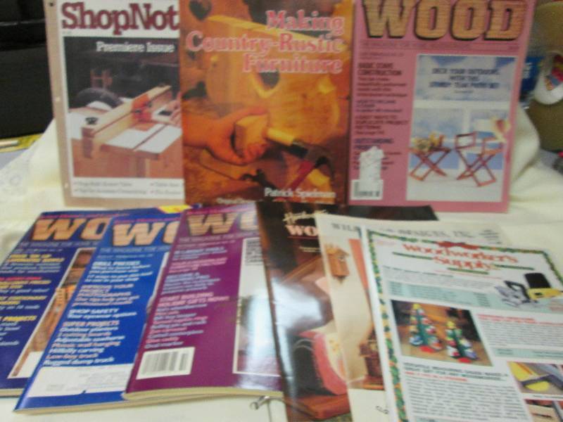 9 Pc. Magazine Set Woodworking...