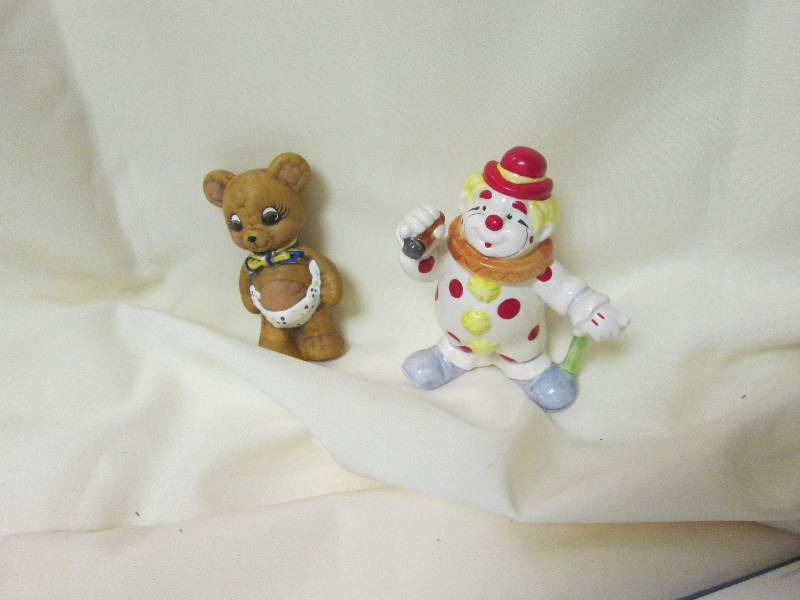 Porcelin Bear & Clown ...