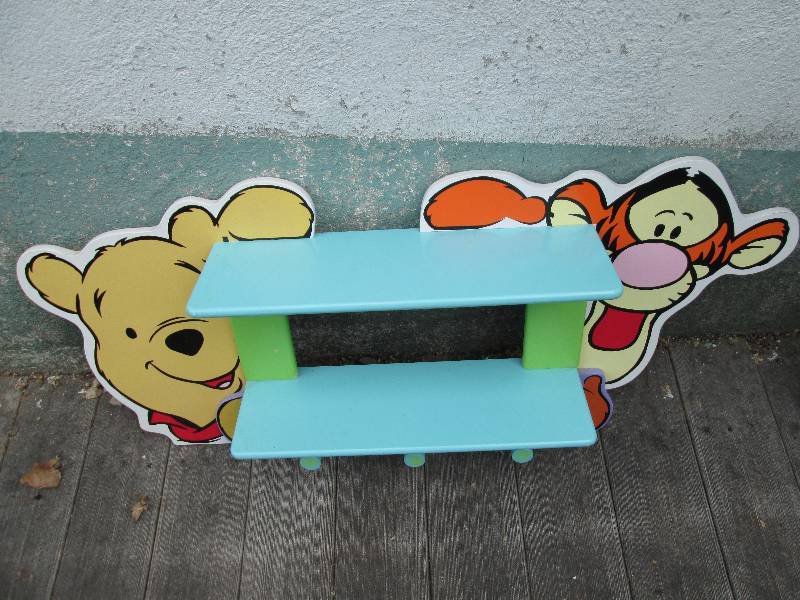 Pooh and Tigger shelf...