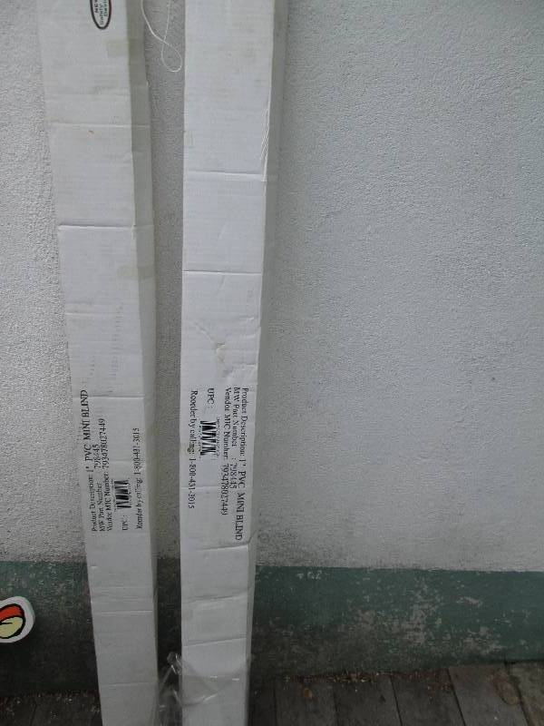 2 54 x 64 Ivory colored window bli...