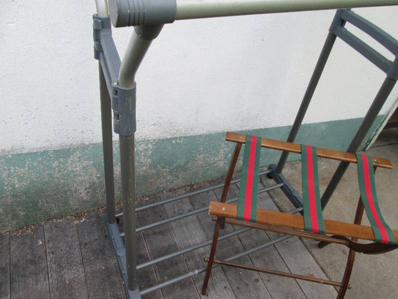 Rolling clothes hanger and folding ...