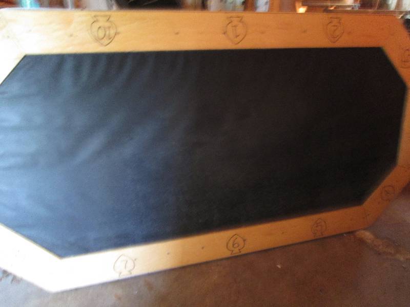 Large card game table topper, turn ...