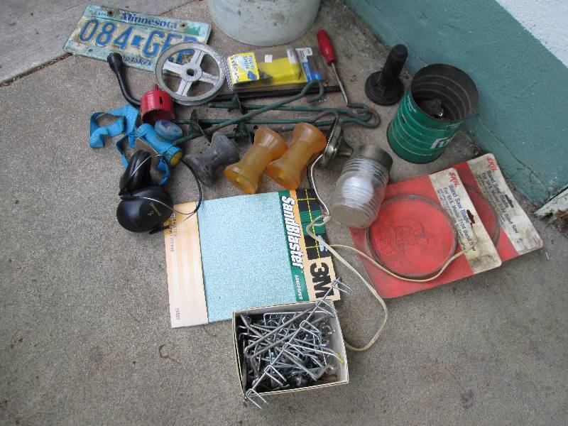 Lot of tools and hardware...