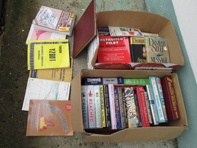 Lot of assorted books, includes fic...