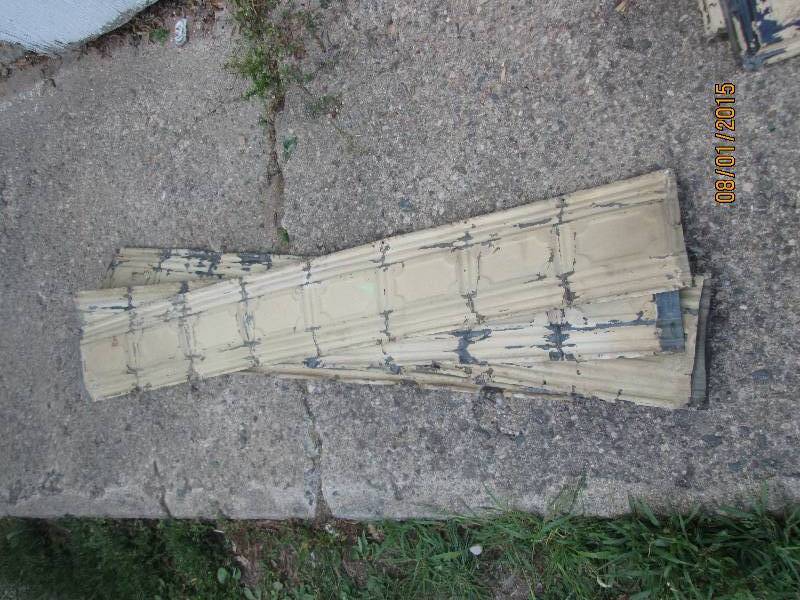 lot 21 image: Lot of 5 sheets of trim antique cei...
