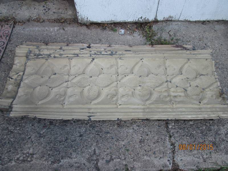 lot 29 image: Lot of antique ceiling tin, 5 sheet...