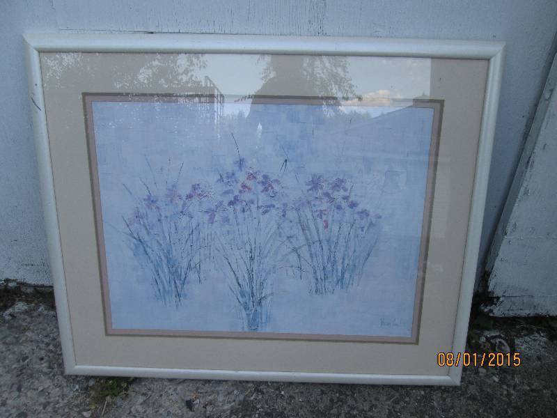 lot 56 image: Framed print, 41 x 36...