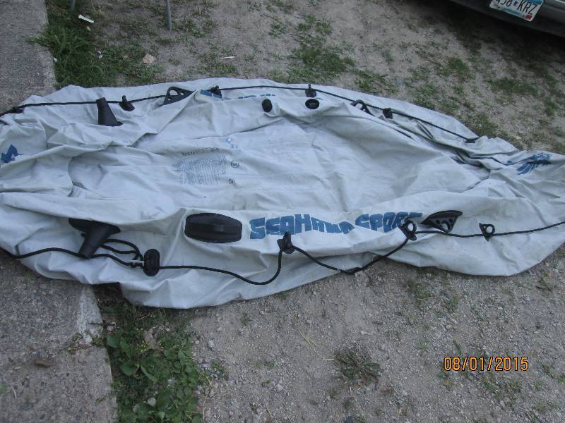 lot 57 image: Inflatable Sea Hawk sport boat, abo...