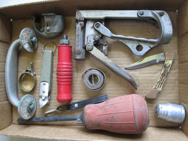 Battery charger, stapler, heavy doo...