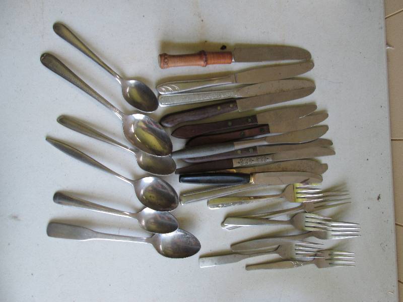 Extra silverware for the cabin, cam...