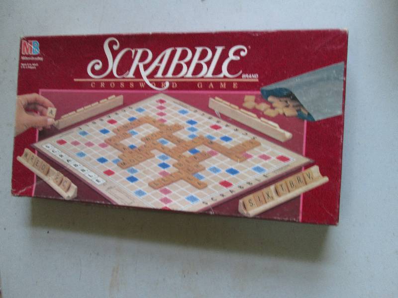 Scrabble crossword game...