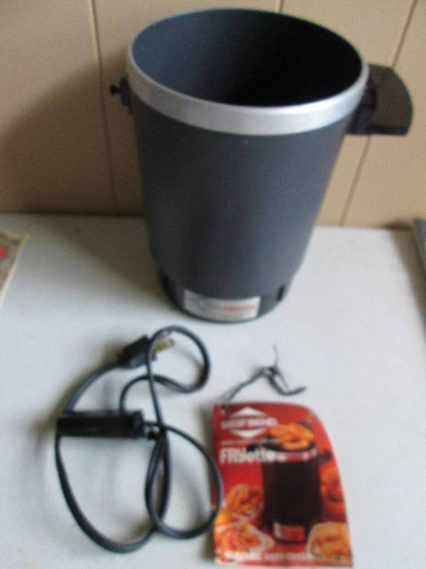 New deep fryer with instructions an...