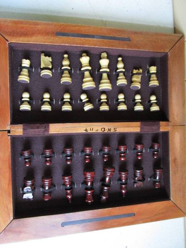 Real nice chess set complete with i...