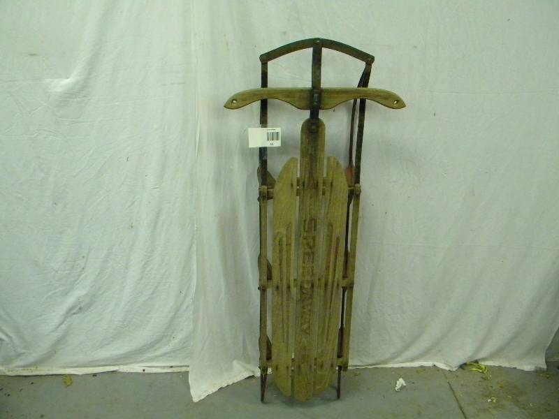 lot 53 image: Speedway Wooden Sled