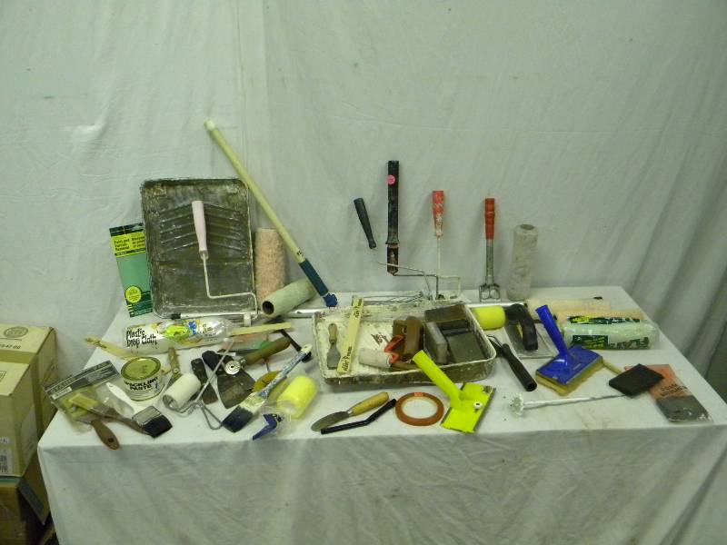 lot 95 image: Painting Supply Lot