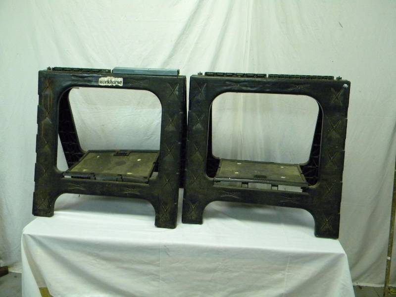 lot 138 image: Set of Workhorse Sawhorses