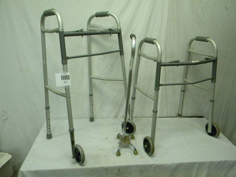 lot 200 image: 2 Walkers and a cane