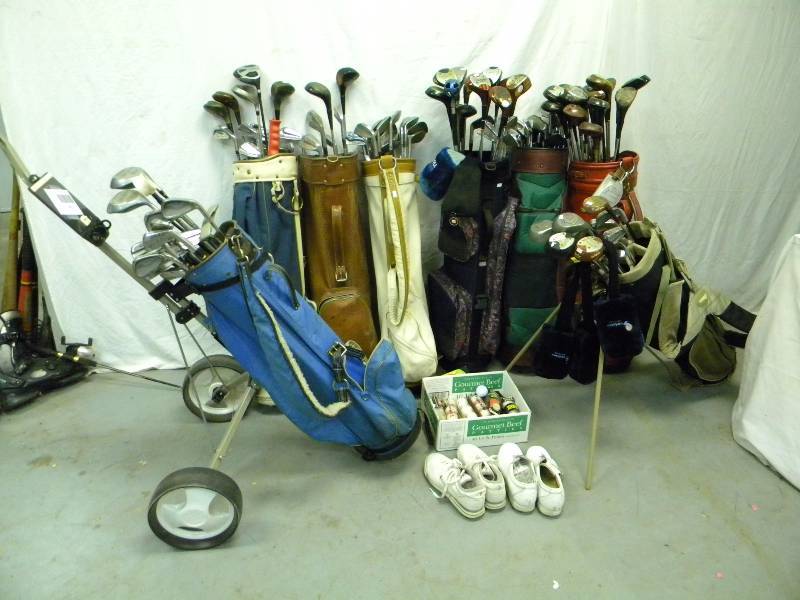 lot 208 image: Huge Golf Club Accessory Lot