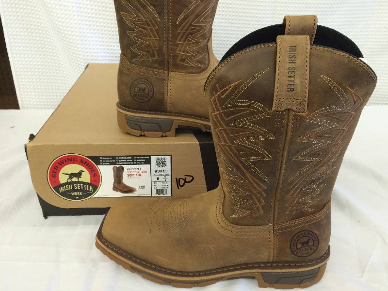 Irish Setter Work Mens 83913 Marshall 11 Inch Work Boot size 8  retail $179 on amazon