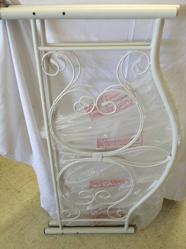 ruby metal  headboard and footboard