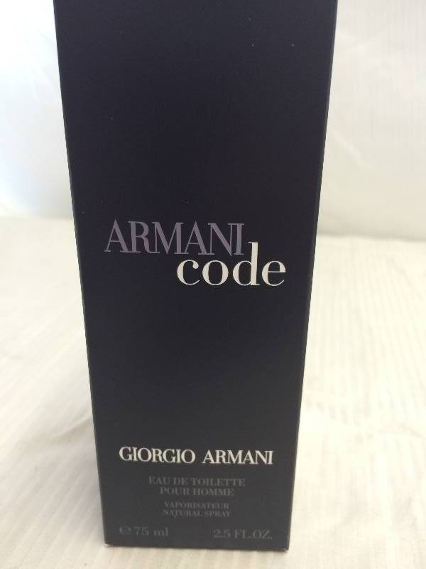 Armani Code Eau de Toilette, 2.5 oz retail $80