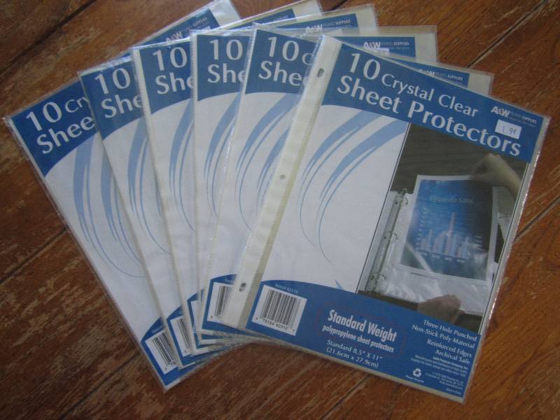 lot of 6 10 crystal clear sheet pro...