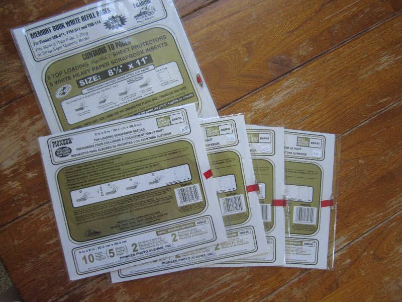 lot of 5 pioneer top loading scrapb...