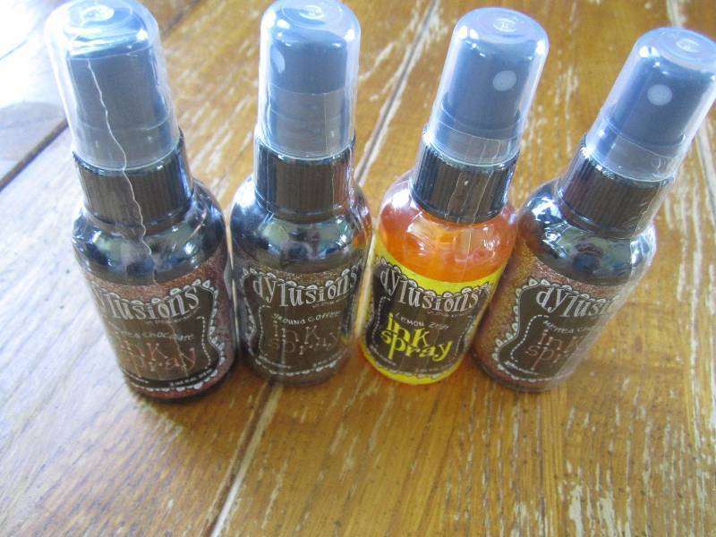lot of  4 dylusions ink spray ...