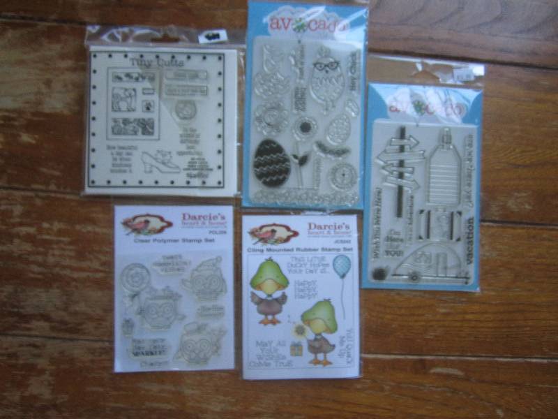 lot of 5 stamp sets ...