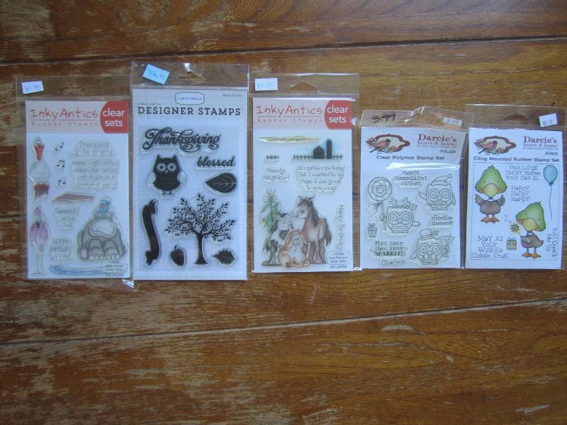 lot of 5 stamp sets ...