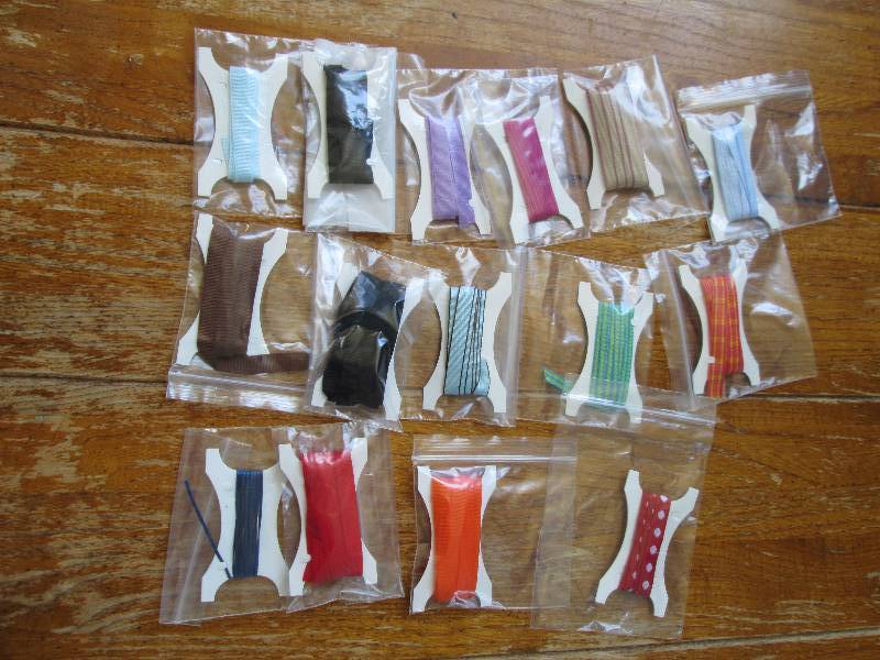 lot of 15 ribbon spools ...