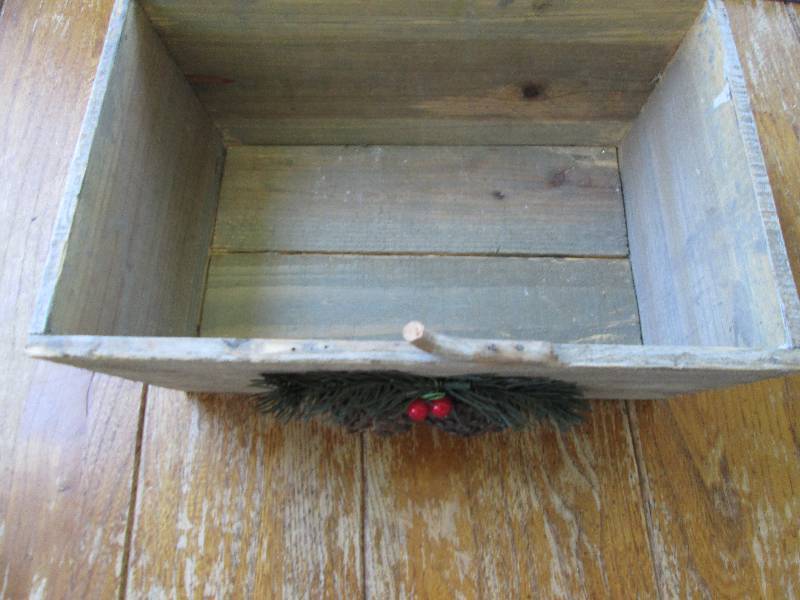 small wooden decorative box ...
