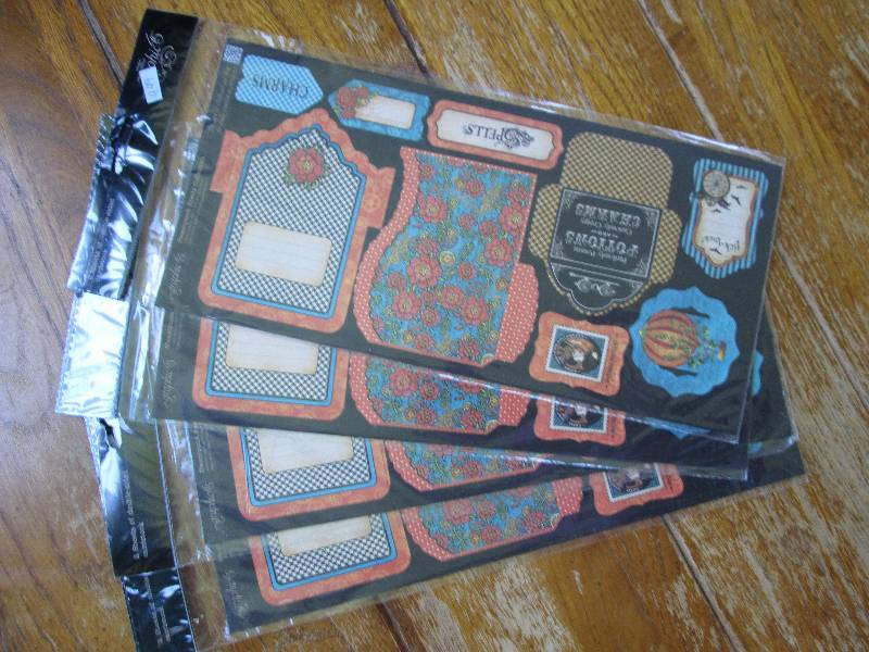 lot of 4 graphic 45 double-sided ca...
