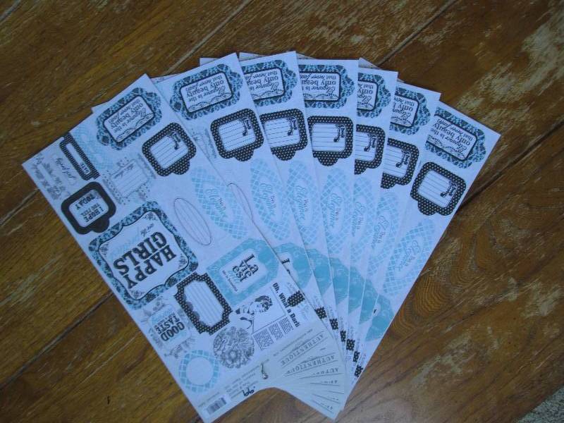 lot of 7 authentique sheets of stic...