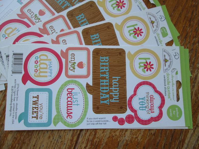 14 sheets of doodlebug design inc. ...