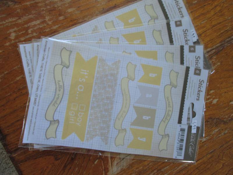 4 studio calico accent stickers ...