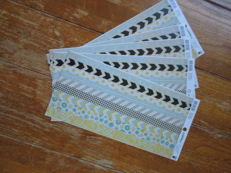 5 sheets park bench tape stickers ...