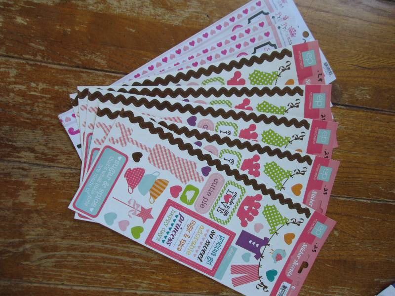 8 sticker accents pieces ...