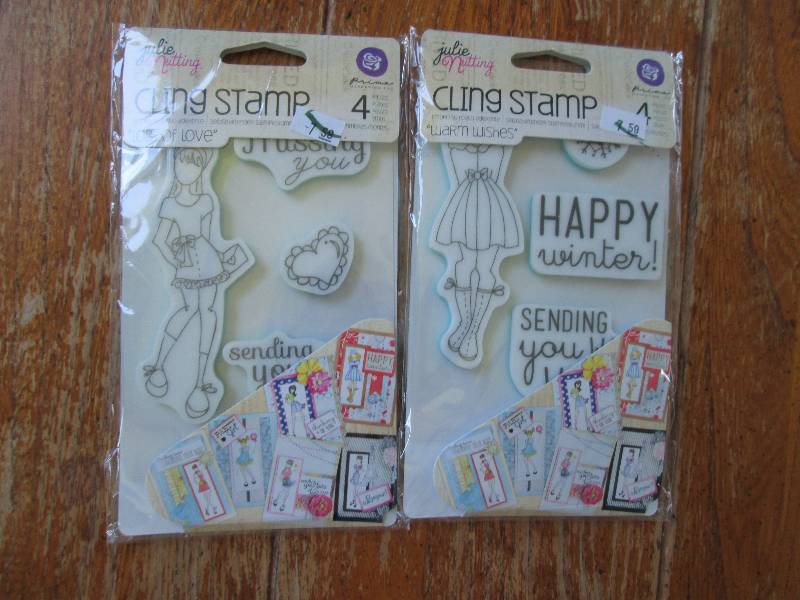 2 julie nutting cling stamps ...