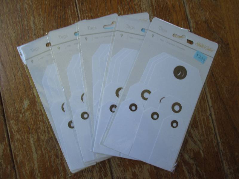 5 sdtudio calico tags ...