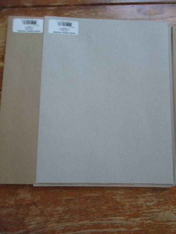 lot of brown and grey scrapbook pap...
