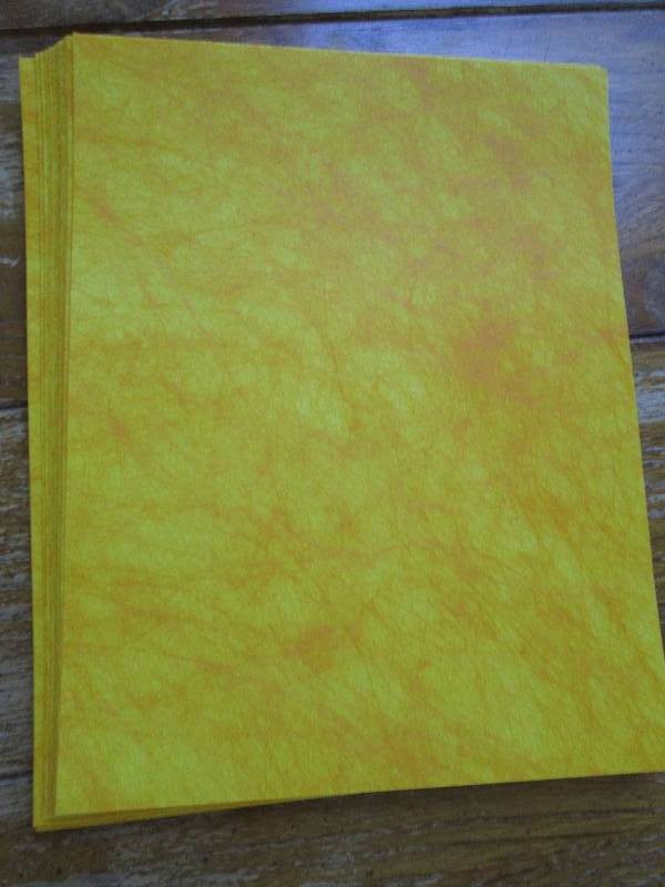 lot o yellow twist cardstock ...