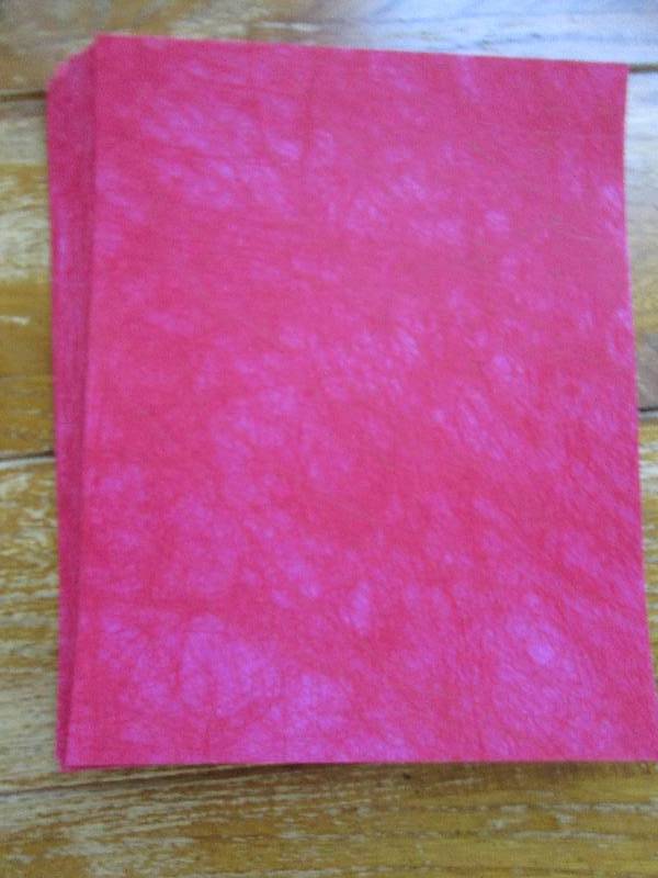 lot of pink twist cardstock ...