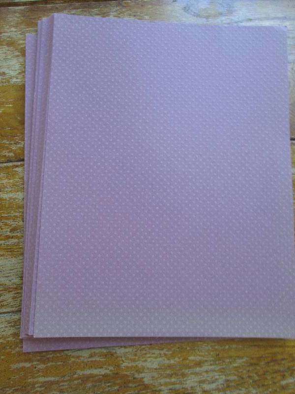 lot of rose dotted scrapbook paper ...